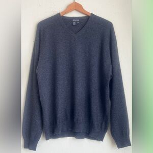 Classic Cashmere V-Neck Sweater for Men